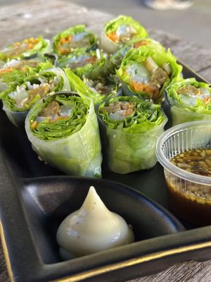 Tempeh rolls (80 THB)  at V Secret Street Food - Food Stall in Chiang Mai