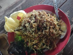 Tea leaves salad at V Secret Street Food - Food Stall in Chiang Mai