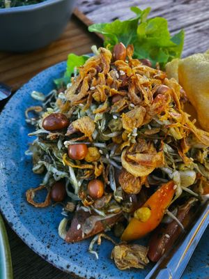 Tea Leaf Salad  at V Secret Street Food - Food Stall in Chiang Mai