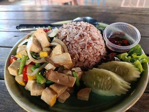 Tofu Krapaow at V Secret Street Food - Food Stall in Chiang Mai
