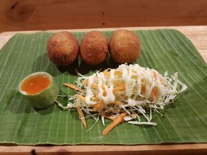 potato croquettes at V Secret Street Food - Food Stall in Chiang Mai