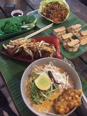 (Seaweed salad not from V Secret" at V Secret Street Food - Food Stall in Chiang Mai