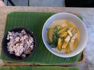 Pumpkin curry at V Secret Street Food - Food Stall in Chiang Mai