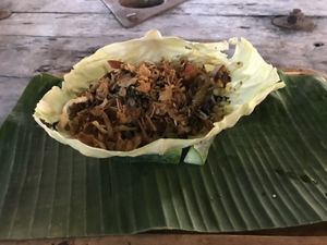 Tea leaves salad  at V Secret Street Food - Food Stall in Chiang Mai