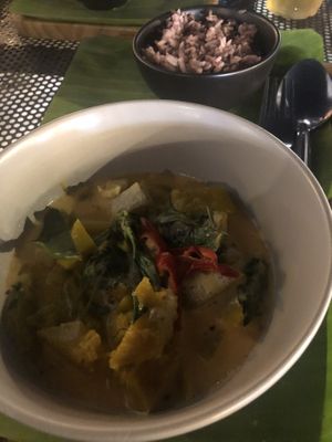 Pumpkin curry at V Secret Street Food - Food Stall in Chiang Mai