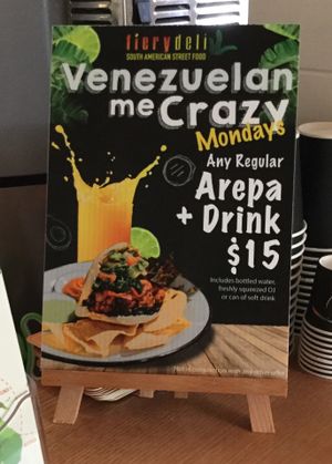 Monday’s special at Fiery Deli in Chermside