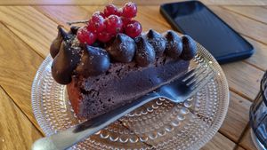 Amazing vegan cakes at Cafe & Bar 21 in Rovaniemi