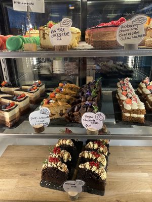 vegan cakes   at Cafe & Bar 21 in Rovaniemi