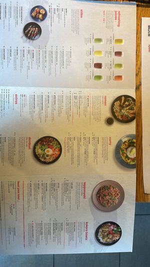 Menu  at Wagamama - Cardinal Place in London