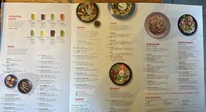 Wagamama Menu  at Wagamama - Cardinal Place in London