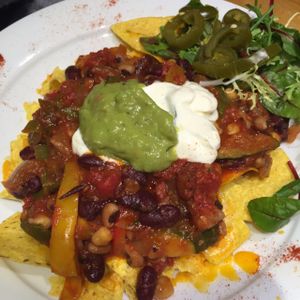 nachos at Henderson's Restaurant in Edinburgh