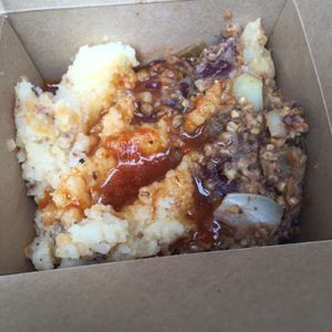 veggie haggis  at Henderson's Restaurant in Edinburgh