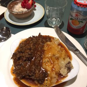 Delicious vegan haggis! at Henderson's Restaurant in Edinburgh