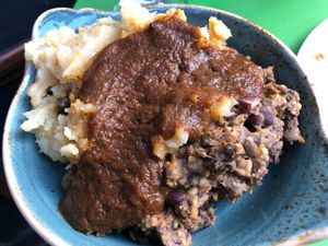 Vegan Haggis! at Henderson's Restaurant in Edinburgh