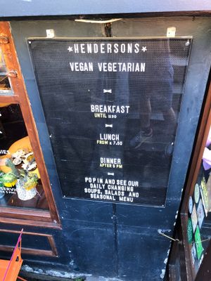 Yay! Vegan! at Henderson's Restaurant in Edinburgh