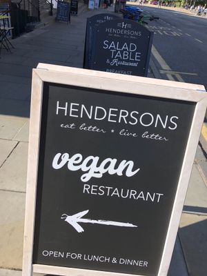 Vegan! at Henderson's Restaurant in Edinburgh