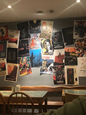 Inside at Henderson's Restaurant in Edinburgh