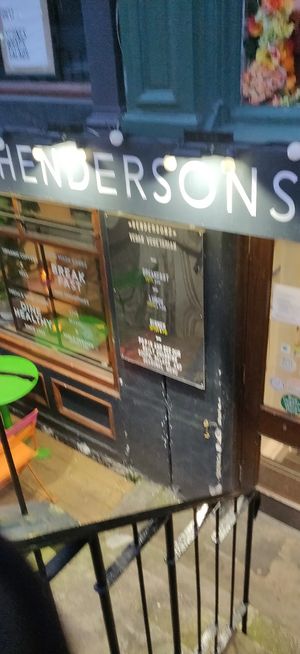 Aye at Henderson's Restaurant in Edinburgh