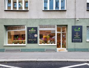outside  at BioBar Vitarian in Bratislava