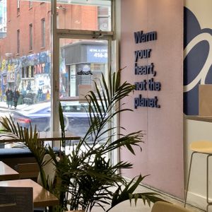 ❤️🌎  at Parka Food Co. in Toronto