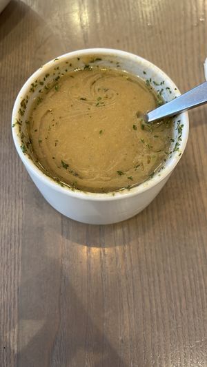 Cauliflower soup   at Parka Food Co. in Toronto