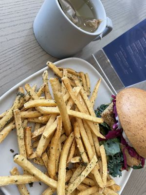 Chicken Fried Tofu burger   at Parka Food Co. in Toronto
