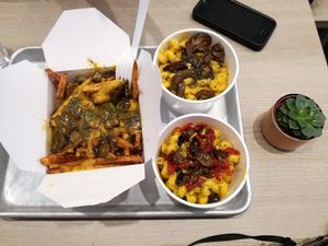 mac&cheeses and poutine   at Parka Food Co. in Toronto