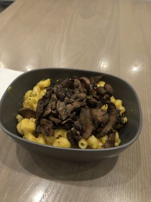 Truffle mushroom mac and cheese  at Parka Food Co. in Toronto