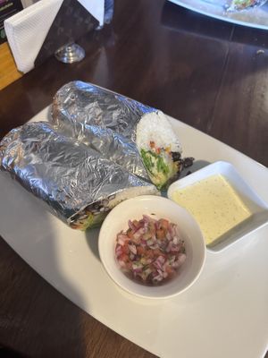 Tasty and big Burrito 👌🏽  at Trivio Resto Bar in Huaraz