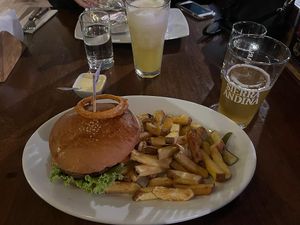 Beyond Burger  at Trivio Resto Bar in Huaraz
