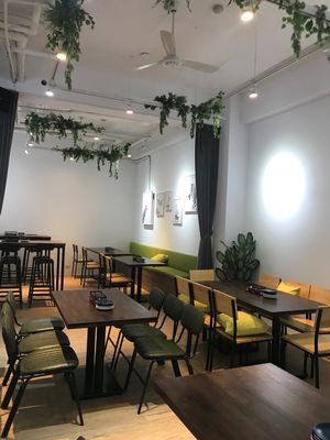 dinning space at Veganday Cuisine in Taichung