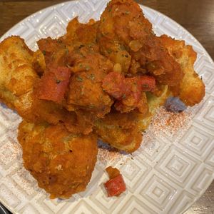 Cauliflower wings at Veganday Cuisine in Taichung