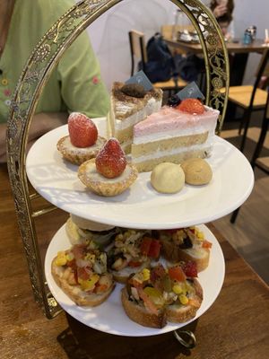 Afternoon tea set at Veganday Cuisine in Taichung