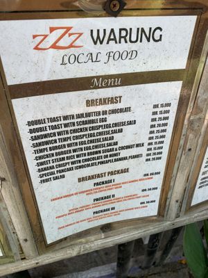   at ZZZ Warung Local Food in 