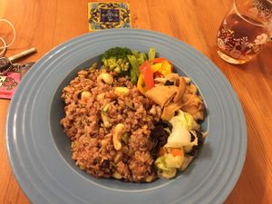 堅果炒飯 at A Niang Wei - happymomnkitchen in Taichung