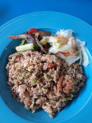 Fried rice with multi nuts at A Niang Wei - happymomnkitchen in Taichung