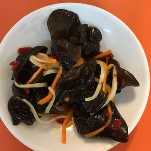 Black woodear appetizer at A Niang Wei - happymomnkitchen in Taichung
