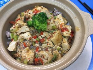 Mapo tofu with Omnipork at A Niang Wei - happymomnkitchen in Taichung