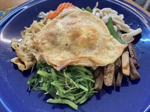 Pan-fried egg rice at A Niang Wei - happymomnkitchen in Taichung