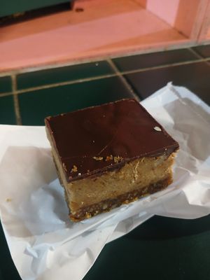 Caramel slice at Jamu in Adelaide