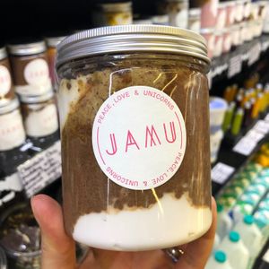 Chia pudding pots - the perfect brekkie or snack  at Jamu in Adelaide