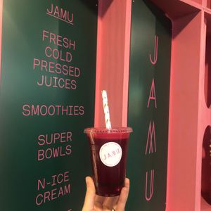 Cold pressed juice - fresh to order  at Jamu in Adelaide