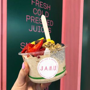 Smoothie bowl  at Jamu in Adelaide
