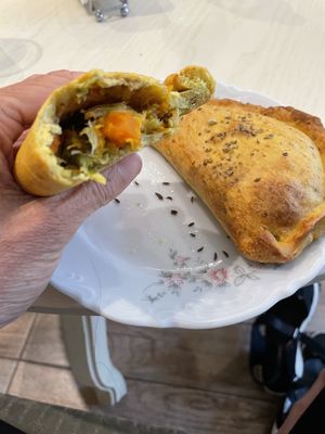 Filled with vegetables   at Pas Beta in Klaipeda