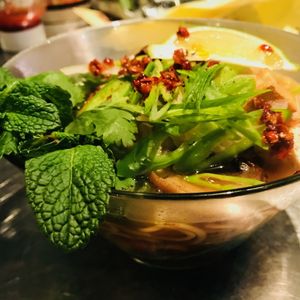 Tofu pho bowl at The Wild Trapeze in Newcastle Upon Tyne