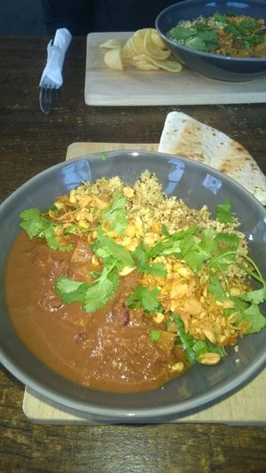 Butternut squash mole at The Wild Trapeze in Newcastle Upon Tyne