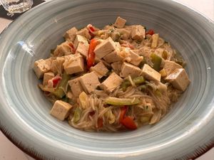Wok de tofu  at Belin Restaurante in Gran Canaria