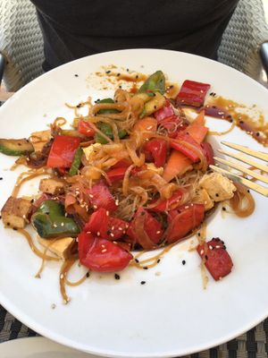 Tofu wok at Belin Restaurante in Gran Canaria