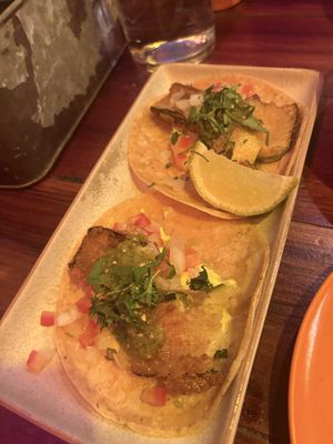 Fried zucchini tacos   at Bodega Underground in Melbourne