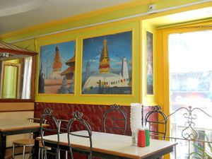 1st floor, "fast food" restaurant at Rameshwaram - New Rd in Kathmandu
